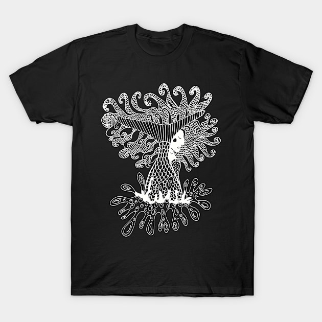 Mermaid splash T-Shirt by Puddle Lane Art